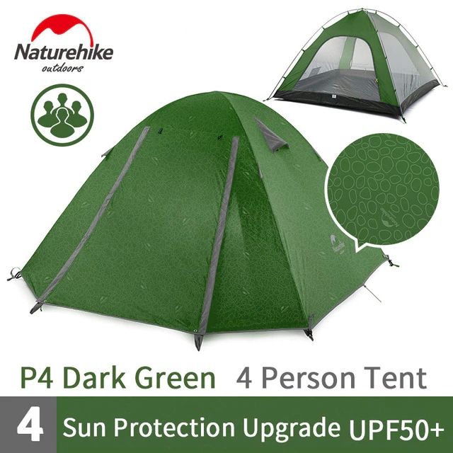LỀU CẮM TRẠI 4 NGƯỜI NATUREHIKE NH18Z044-P