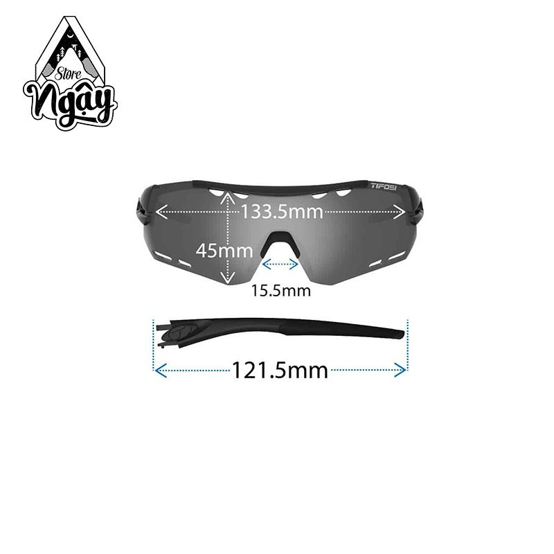 KÍNH THỂ THAO TIFOSI ALLIANT WHITE BLACK