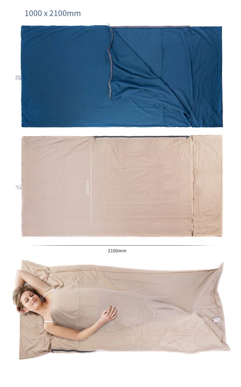 TÚI NGỦ COTTON LINER NATUREHIKE NH15S012-D NH15S012-E