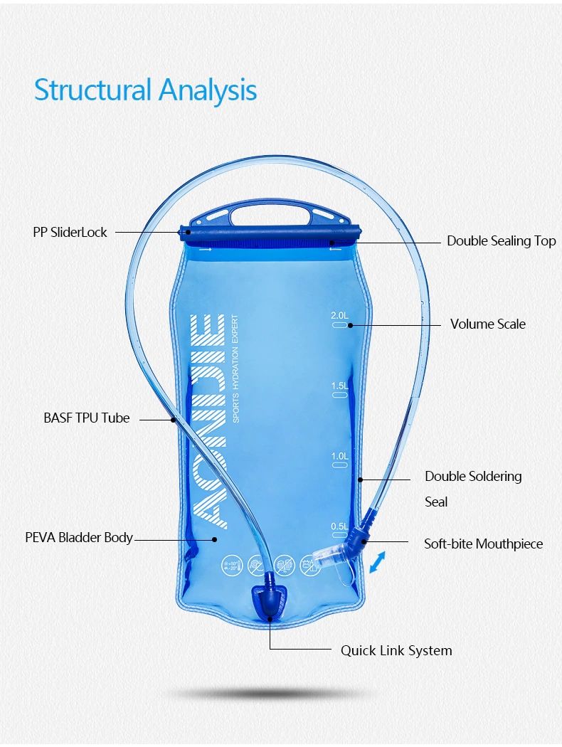 TÚI NƯỚC AONIJIE SD51 DUNG TÍCH 1L