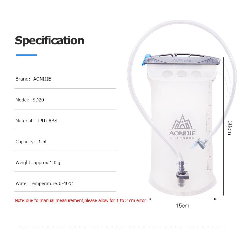 TÚI NƯỚC TRẮNG AONIJIE SD20