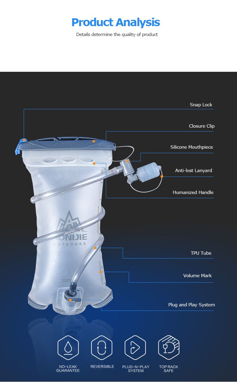 TÚI NƯỚC TRẮNG AONIJIE SD20