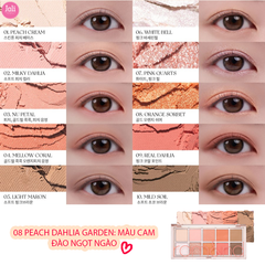 Bảng Phấn Mắt 10 Màu Romand Better Than Eye Palette