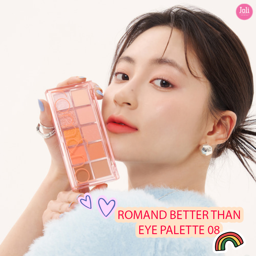 Bảng Phấn Mắt 10 Màu Romand Better Than Eye Palette