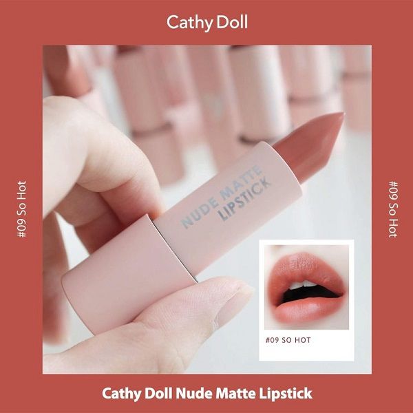 Son thỏi Cathy Doll Nude Matte Lipstick 3.5g