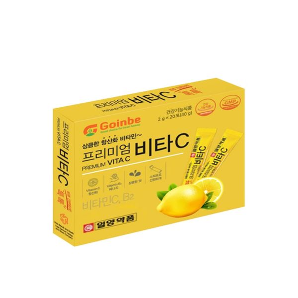 Bột Uống Vitamin C Tăng Sức Đề Kháng Cải Thiện Da Goinbe Premium Vita C 40g