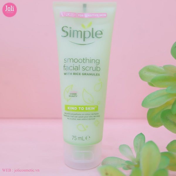 Tẩy Tế Bào Chết Simple Kind to Skin Smoothing Facial Scrub 75ml