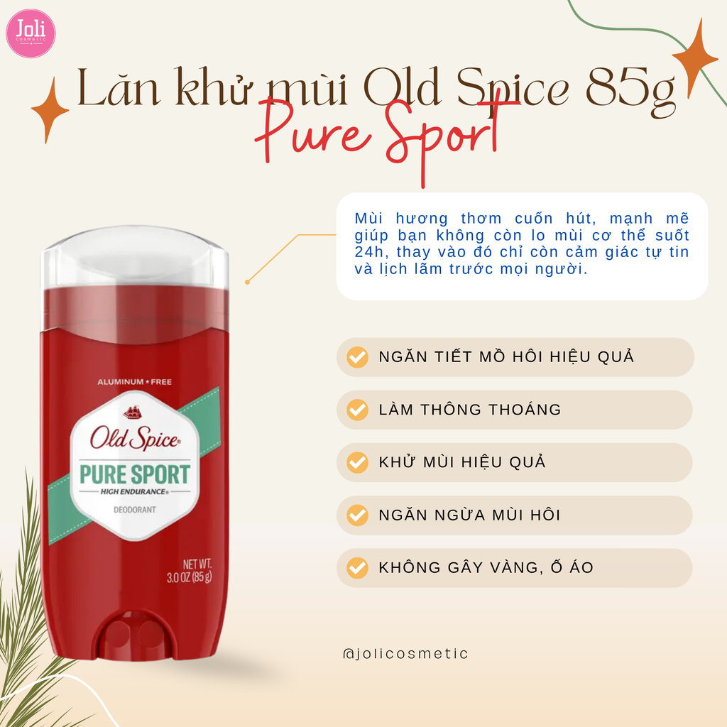 Sáp Khử Mùi Old Spice High Endurance Deodorant 85g