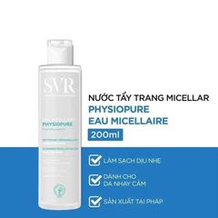 Nước Tẩy Trang Dành Cho Da Nhạy Cảm SVR Physiopure Eau Micellaire