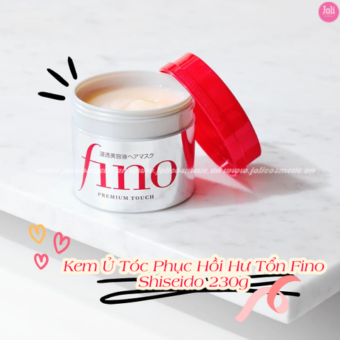 Kem Ủ Tóc Phục Hồi Hư Tổn Fino Shiseido 230g