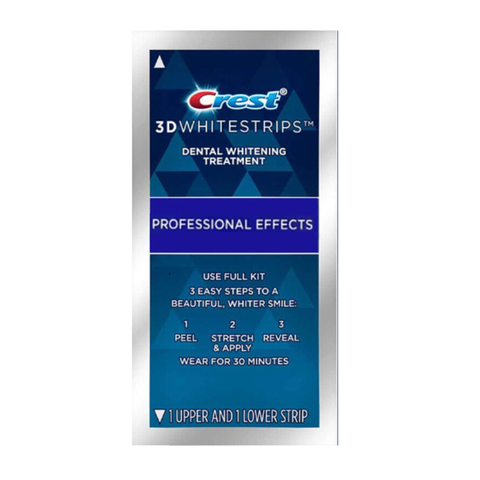 Miếng Dán Trắng Răng Crest 3D Whitestrips Professional Effects Levels 18 Whiter