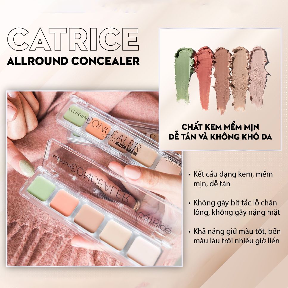 Kem Che Khuyết Điểm 5 Ô Catrice Allround Concealer