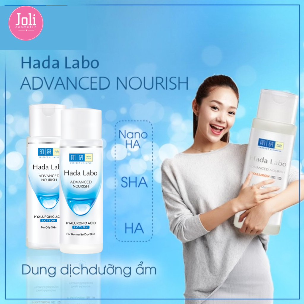 Dung Dịch Dưỡng Ẩm Cho Da Dầu Hada Labo Advanced Nourish Hyaluron Lotion Oily Skin