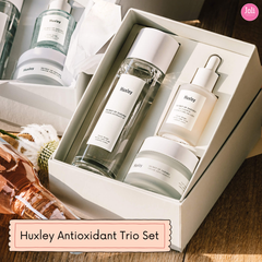 Bộ Sản Phẩm Dưỡng Da Chống Lão Hóa Huxley Antioxidant Trio Set