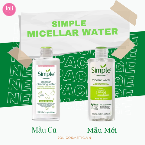 Nước Tẩy Trang Simple Kind To Skin Micellar Cleansing Water