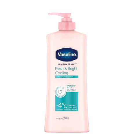 Sữa Dưỡng Thể Dịu Mát Sáng Da Vaseline Healthy Bright Fresh & Bright Cooling UV Niacinamide Lotion 350ml