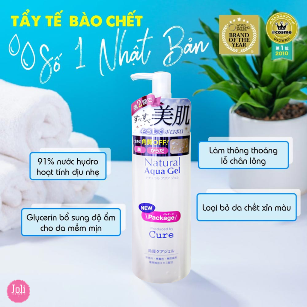 Gel Tẩy Tế Bào Chết Cure Natural Aqua 250ml