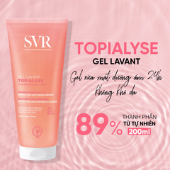 Gel Rửa Mặt Không Chứa Xà Phòng Cho Da Khô Và Nhạy Cảm SVR Topialyse Gel Lavant