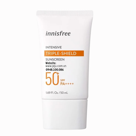 Kem Chống Nắng Nâng Tông Da Innisfree Intensive Triple-Shield Sunscreen SPF 50+/PA++++ 50ml