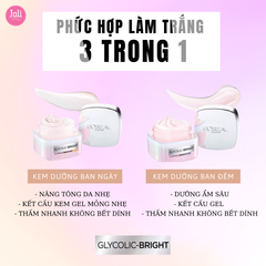 Kem Dưỡng Sáng Da Ban Đêm Loreal Paris Glycolic Bright Glowing Cream Night 50ml