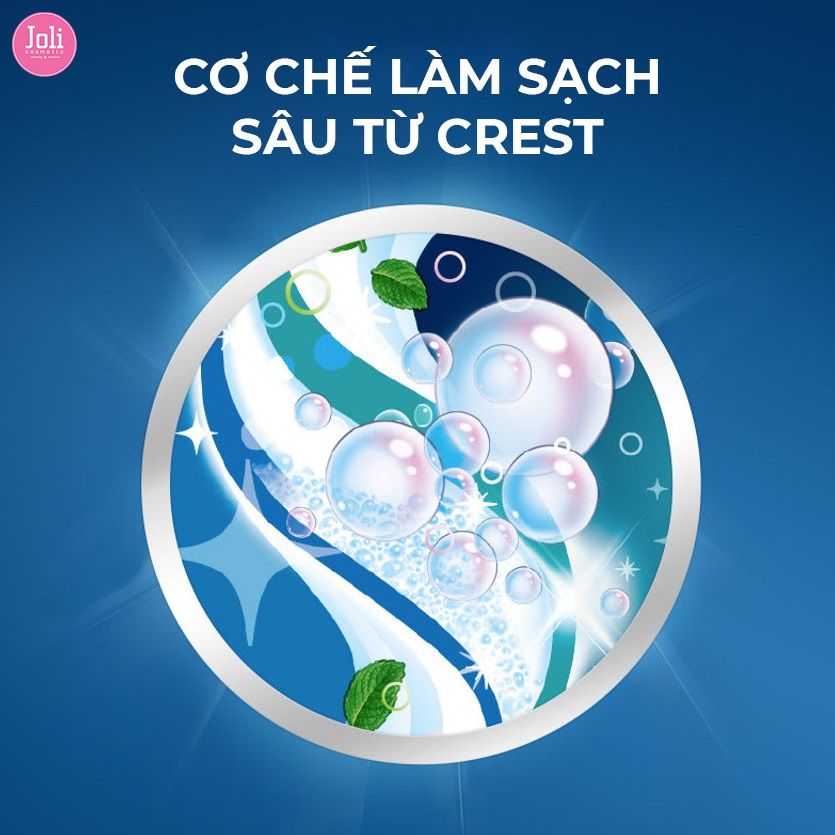 Kem Đánh Răng Làm Trắng Sạch Sâu Crest Complete Whitening + Deep Clean 153g