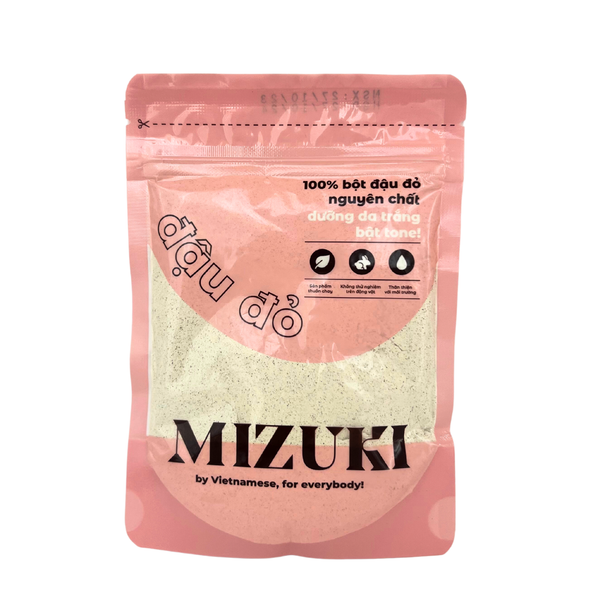 Bột Đậu Đỏ Nguyên Chất Xay Mịn Ủ Trắng Da Mizuki 100g