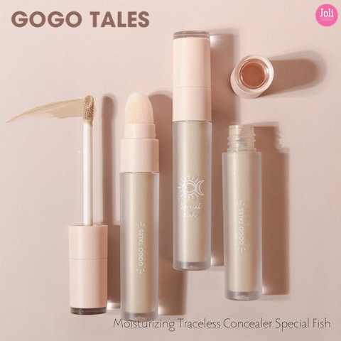 Kem Che Khuyết Điểm 2 Đầu GOGO TALES Moisturizing Traceless Concealer Special Fish