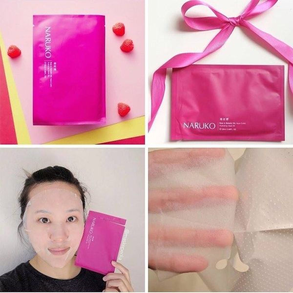 Mặt Nạ Cấp Nước Naruko Rose & Botanic HA Aqua Cubic Hydrating Mask EX