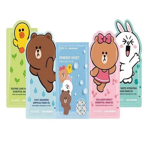 Mặt Nạ Dưỡng Da Mediheal Line Friends Mask EX