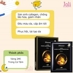 Mặt Nạ Cấp Ẩm Ngăn Ngừa Thâm Nám JM Solution Active Golden Caviar Nourishing Mask