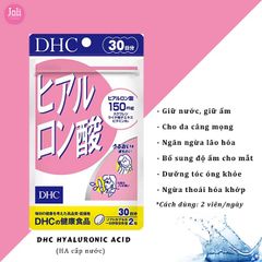 Viên Uống DHC Hyaluronic Acid Giữ Ẩm Cấp Nước 30 Ngày 60 Viên