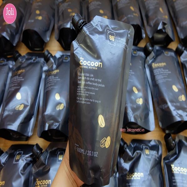 Túi Refill Tẩy Tế Bào Chết Toàn Thân Cocoon Dak Lak Coffee Body Polish 600ml
