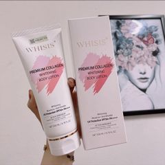 Kem Dưỡng Thể Chống Nắng Toàn Thân Whisis Premium Collagen Whitening Body Lotion SPF50+ PA++++ 200ml