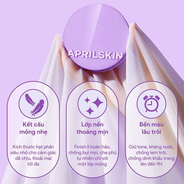 Phấn Nước April Skin Ultra Slim Cushion SPF50+ PA+++