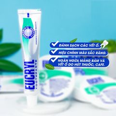 Kem Đánh Răng Làm Trắng Răng Eucryl Tooth Paste Freshmint 62g