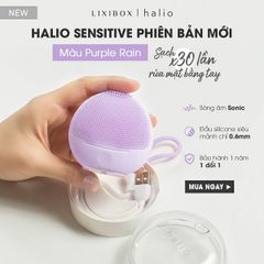 Máy Rửa Mặt Halio Dành Cho Da Nhạy Cảm Sensitive Facial Cleansing & Massaging Device