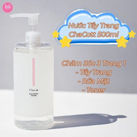 Nước Tẩy Trang Cho Da Nhạy Cảm Chacott For Professionals Cleansing Water 500ml