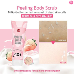 Tẩy Tế Bào Chết Sữa Bò Cathy Doll White Milk Shine Peeling Body Scrub 320ml