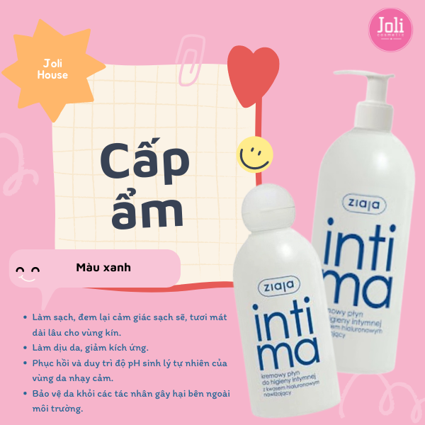 Dung Dịch Vệ Sinh Phụ Nữ Intima Ziaja Creamy Wash Ba Lan 200ml