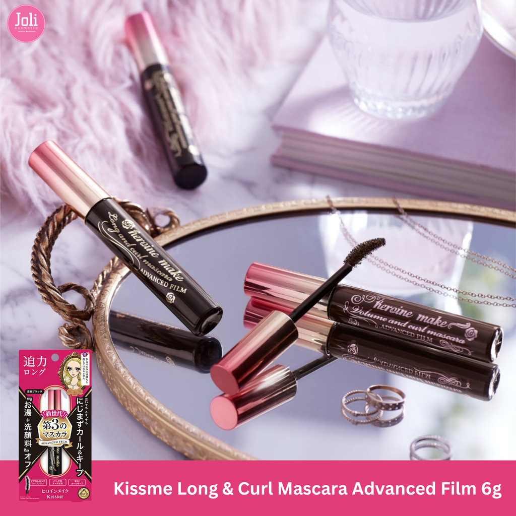 Mascara Dạng Màng Film Làm Dài Và Cong Mi Kissme Long & Curl Mascara Advanced Film 6g