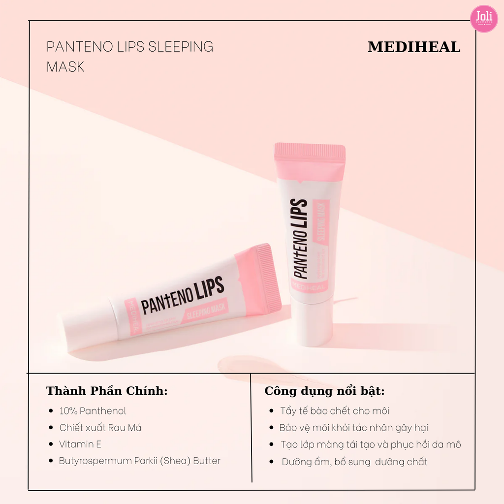 Mặt Nạ Ngủ Môi Mediheal Pantenolips Sleeping Mask 10ml