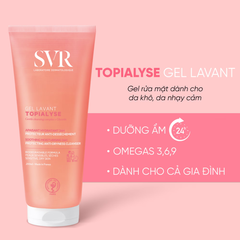 Gel Rửa Mặt Không Chứa Xà Phòng Cho Da Khô Và Nhạy Cảm SVR Topialyse Gel Lavant