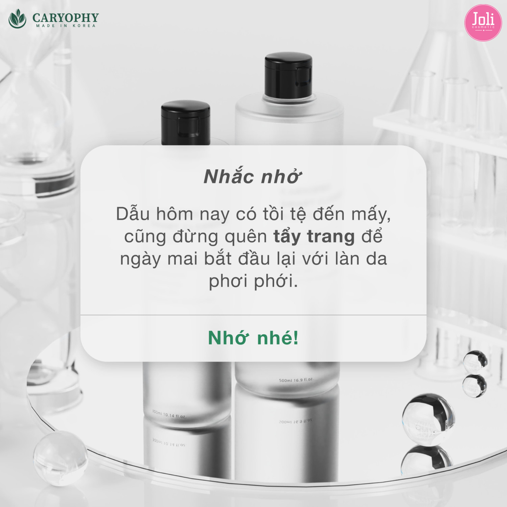 Nước Tẩy Trang Cho Da Dầu Mụn & Nhạy Cảm Caryophy Smart Cleansing Water