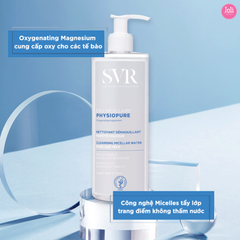 Nước Tẩy Trang Dành Cho Da Nhạy Cảm SVR Physiopure Eau Micellaire