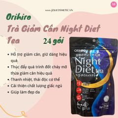 Trà Giảm Cân Ban Đêm Orihiro Night Diet Tea 2g x 24 Gói