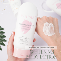 Kem Dưỡng Thể Body Dưỡng Trắng Da Ban Đêm WHISIS Premium Glutathione Whitening Body Lotion 200ml