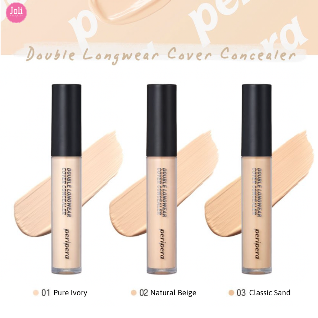 Kem Che Khuyết Điểm Peripera Double Longwear Cover Concealer