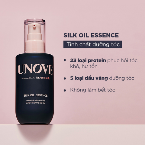 Tinh Chất Nuôi Dưỡng Chăm Sóc Tóc Khô Và Hư Tổn Unove Silk Oil Essence 70ml