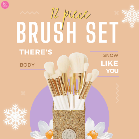 Bộ Cọ Trang Điểm 12 Cây BH Cosmetics There's Snow Body Like You Brust Set