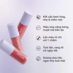 Má Hồng Dạng Kem Ofelia Lolli Liquid Blush